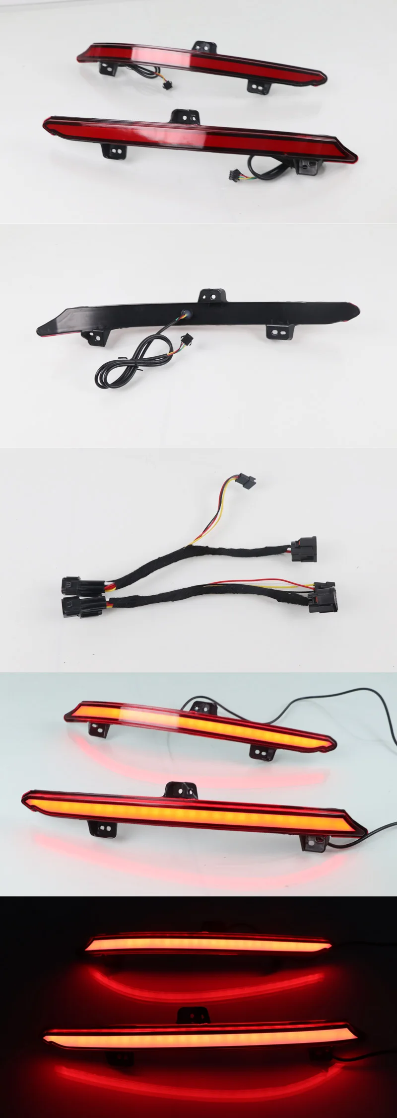 2 шт. задняя противотуманная фара для Honda Accord Inspire Plug& Play Автомобильный светодиодный задний бампер тормозной Свет динамический поворотник отражатель