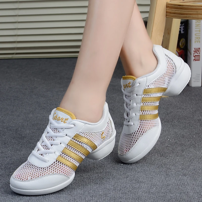 Летняя обувь для танцев на квадратном каблуке Женская взрослых с мягкой подошвой