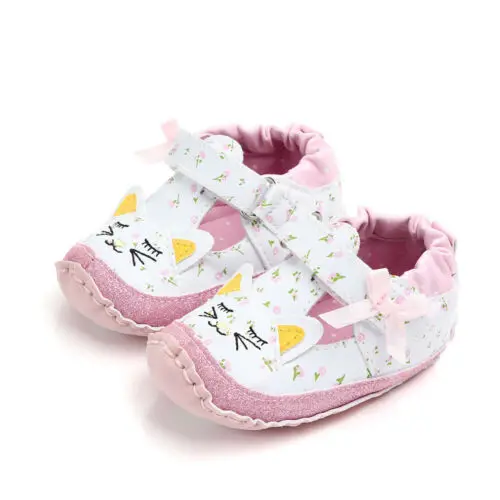 New Newborn Infant Baby Kids Boys Shoes Girls Toddler Soft Sole Crib 0-18M |
