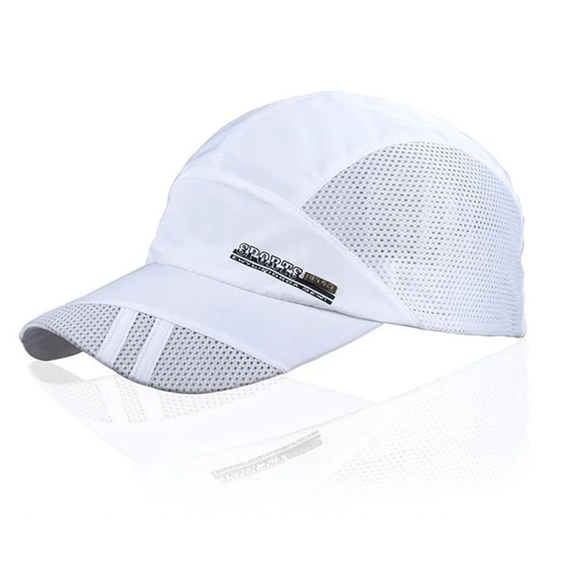

Fashion Mens Summer Outdoor Sport Baseball Hat Running Visor cap white