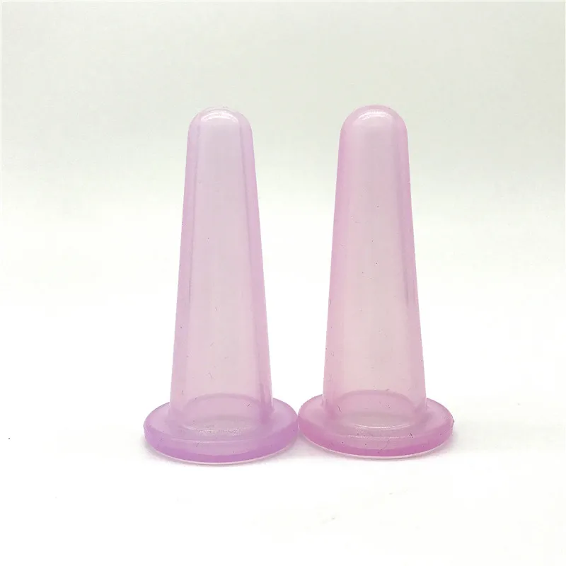 2 чашки силиконовых массажных чашек для лица набор китайских вакуумных резиновых