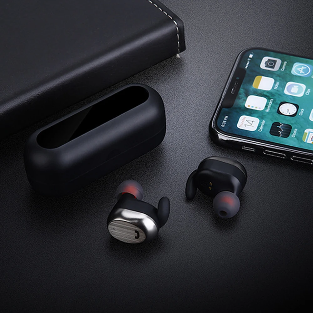 Новинка M9 TWS беспроводные наушники беспроводные Bluetooth наушники с микрофоном супер мини наушники металлический чехол для телефона Xiaomi HuaWei