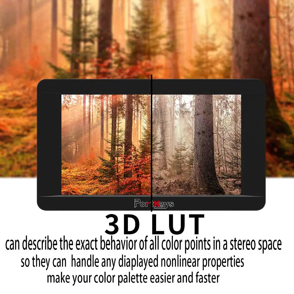 Portkeys LH5 HDR 1500nit монитор с сенсорным экраном 5 дюймовый камеры 4K HLG 3D LUT сенсорный