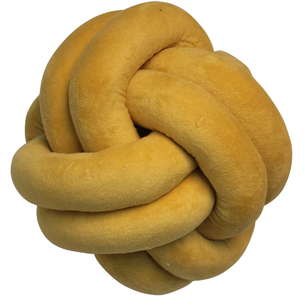 Yellow Подушка с узелком, подушка для дивана, Автомобильная подушка, украшение, плюшевая игрушка, Детская фотография, реквизит, подушки для домашнего декора, подушка - Color: Yellow