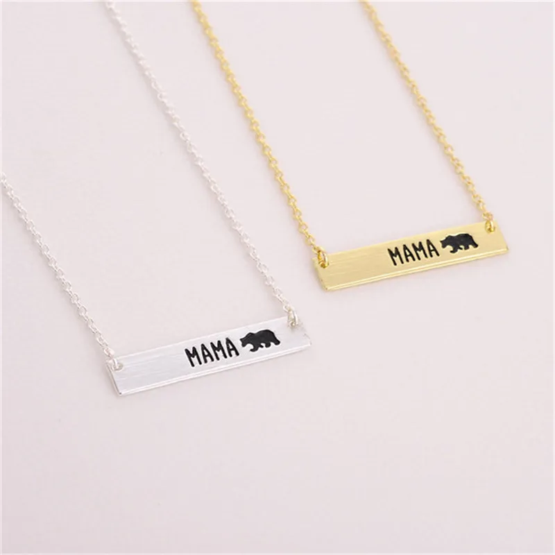 Женское Ожерелье-макси медведь мамы | Украшения и аксессуары