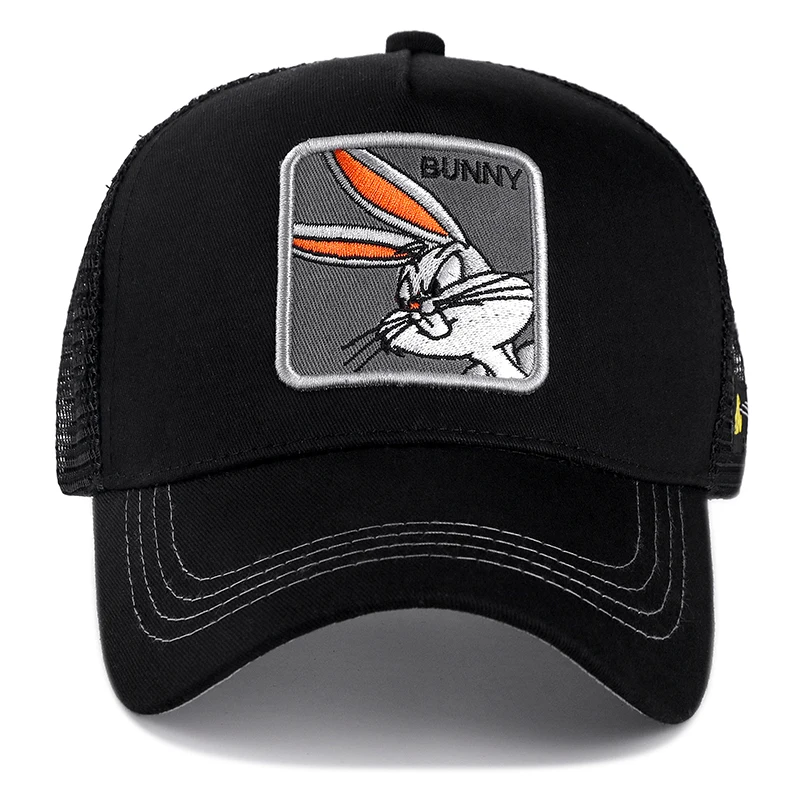 Новый бренд аниме кролик Snapback кепка хлопок Бейсболка Мужчины Женщины Хип-хоп
