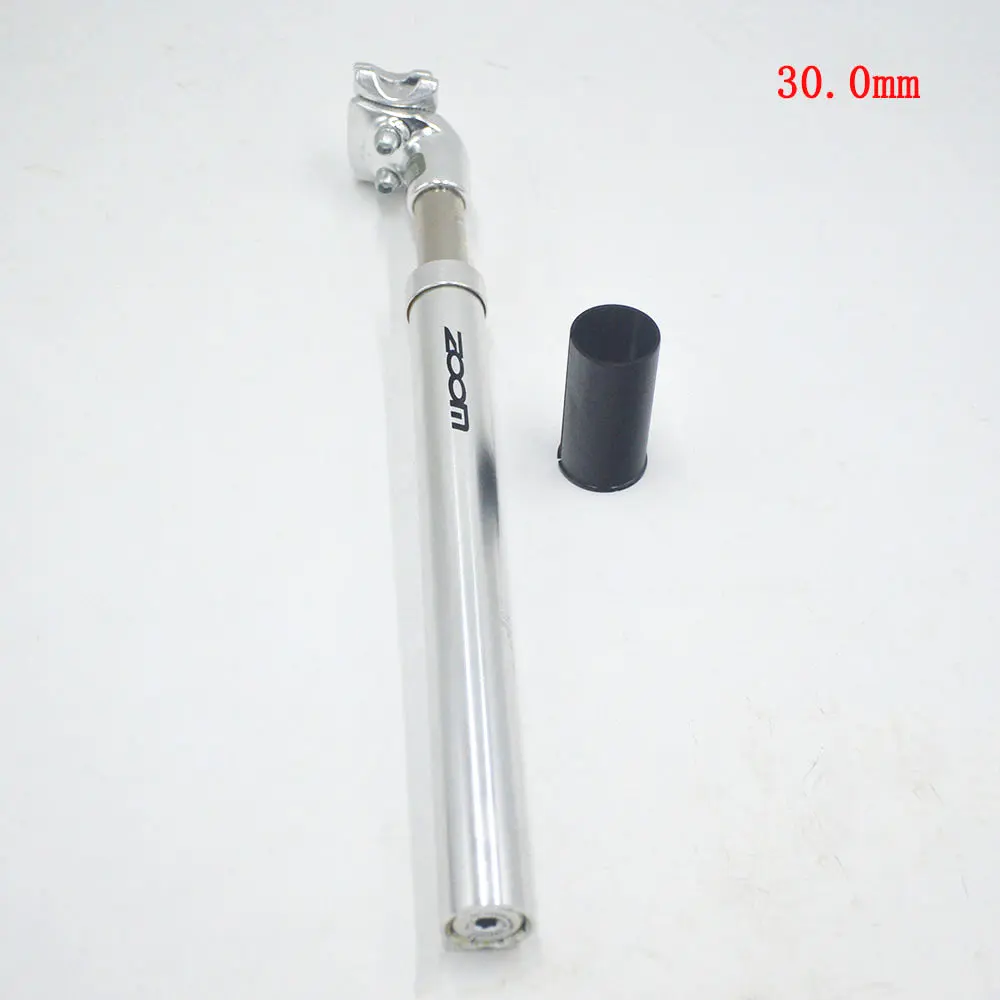 silver 30.0mm ZOOM дорожный горный велосипед амортизатор демпфирования подвеска 27,2/28,6/30,4/30,8/31,6X350 мм Подседельный штырь MTB неудачу Подседельный штырь для горного велосипеда - Цвет: silver 30.0mm
