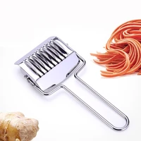 oloey kitchen noodles maker handle stainless steel noodle cutter spaghett lattice roller diy dough cutting tools kitchenware