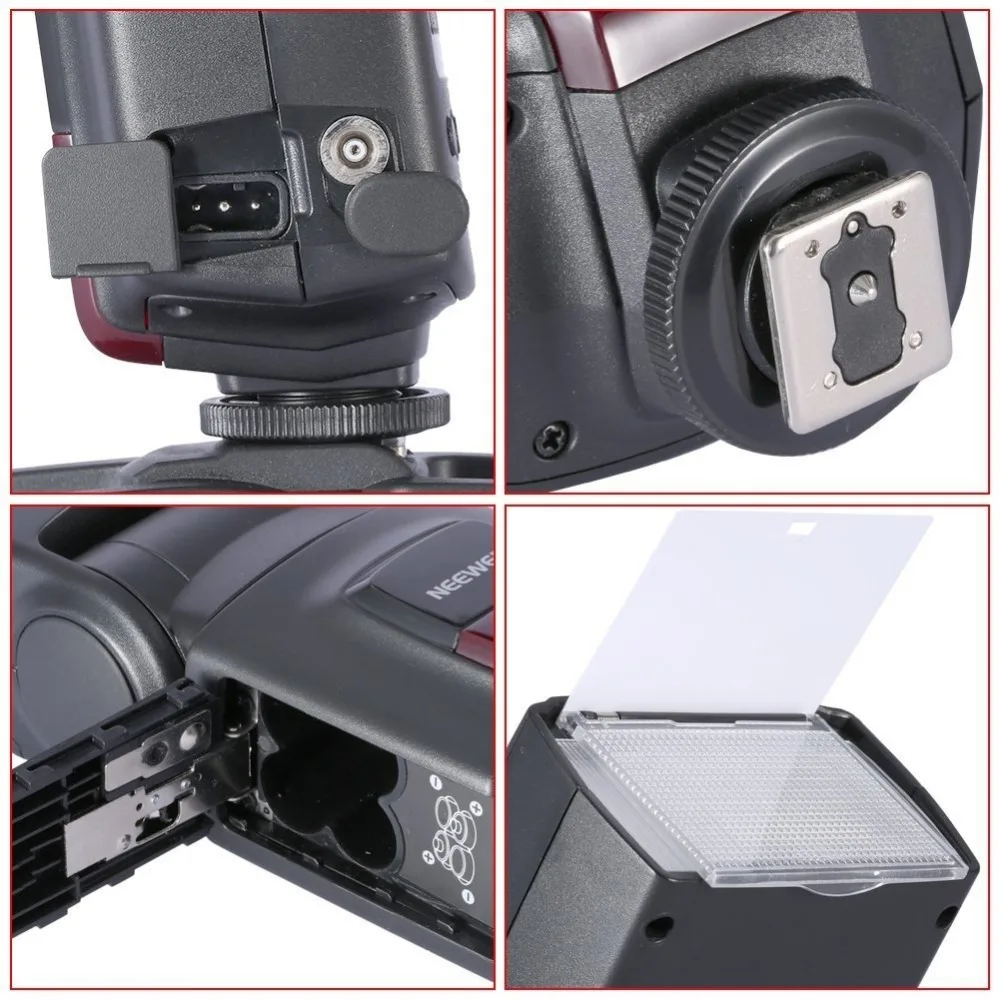 Neewer 2 шт. TT560 Вспышка Speedlite для Canon Nikon Fujifilm Pentax Sigma Minolta Leica с одним контактом горячий