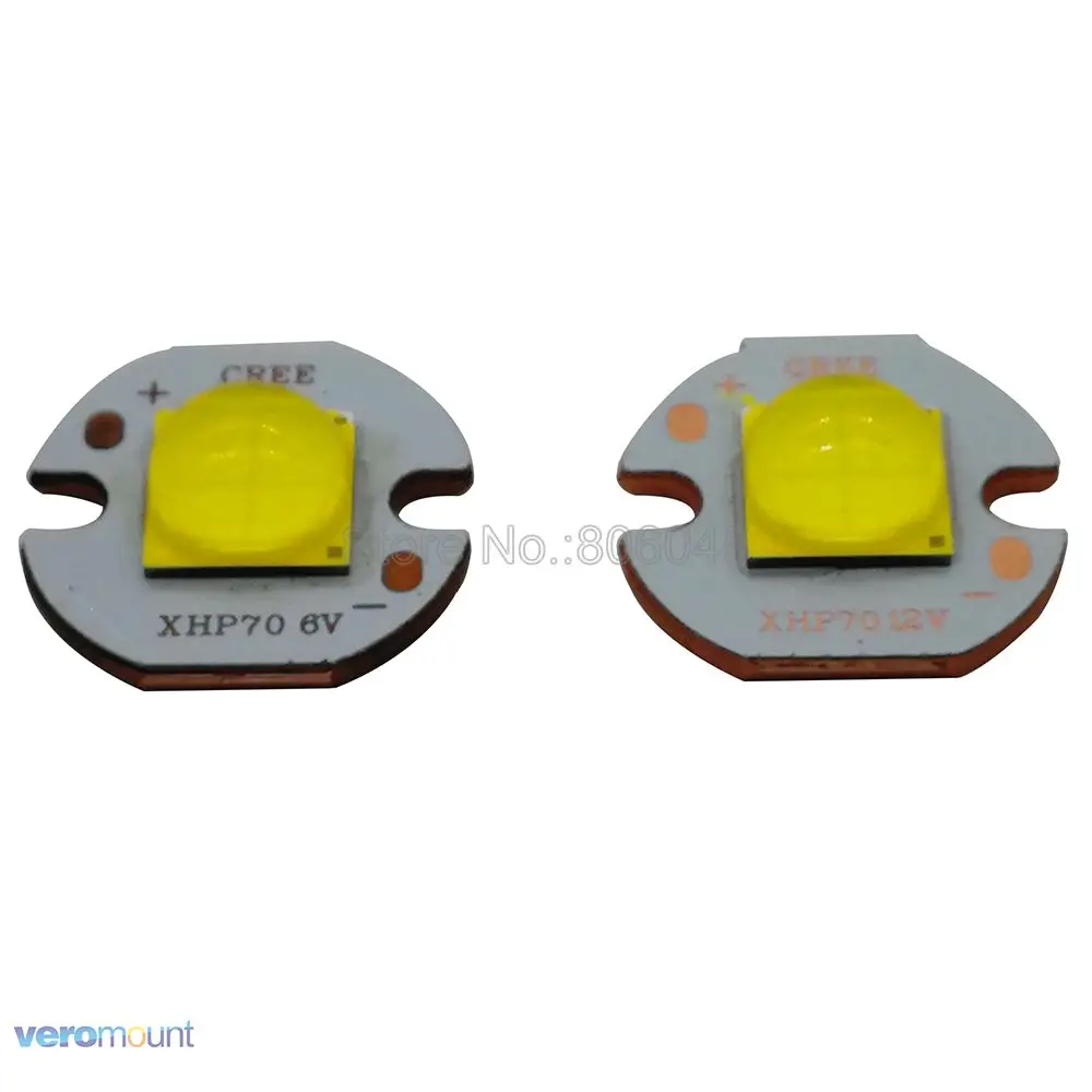 Cree XHP70.2 GEN2 высокой мощности Светодиодный излучатель холодный белый нейтральный белый теплый белый цвета с 20 мм 16 мм полный медный MCPCB