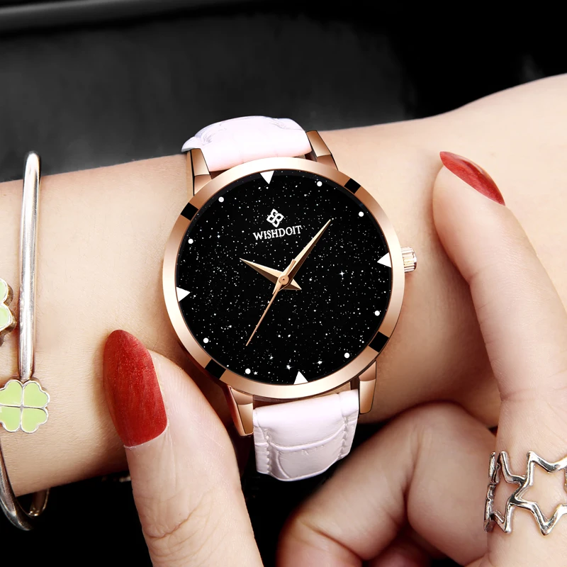 WISHODIT 2018 women watches Fashion dress ladies Watch Leather Quartz Wrist Relogio feminino girl Clock Montre Femme | Наручные часы
