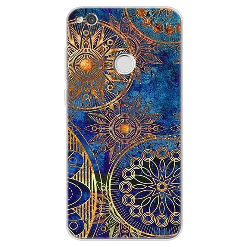 Чехол для Huawei P Smart P9 lite/P8 Lite 2016 2017 Y5 II/Y6II Compact/Honor 5A 7A P10 мягкий чехол с рисунком B000 |