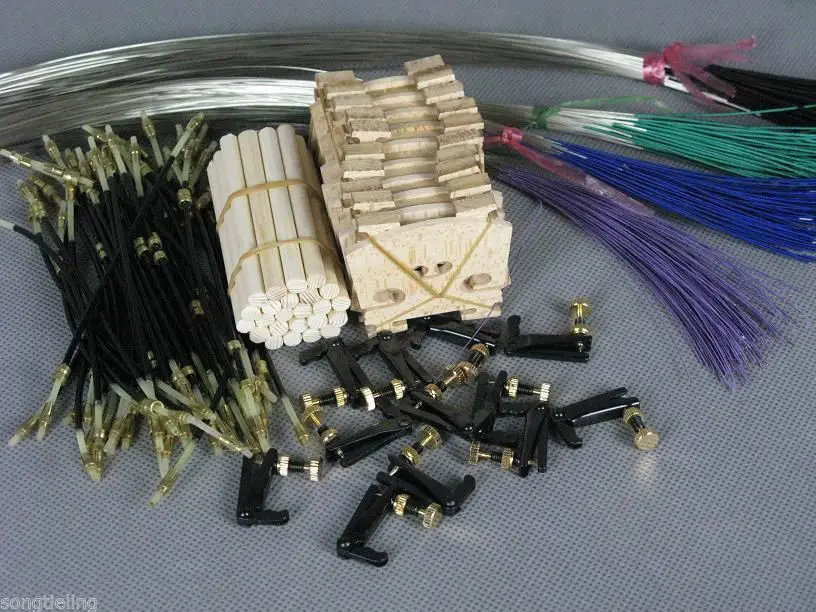 5 комплектов фитингов для скрипки (струна + тюнеры хвостовые кишки мосты почта) 4/4