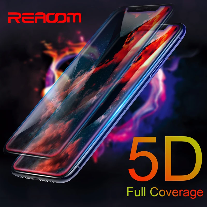 Закаленное стекло Reaoom 5D для Xiaomi Redmi Note 5 Pro 4X 5A Plus Mi6 Xioami Xiami Mi A1 6X 5X Защита