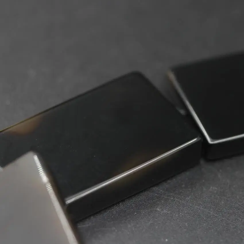 8 шт./нитка большие размеры высокое качество натуральные черные Агаты