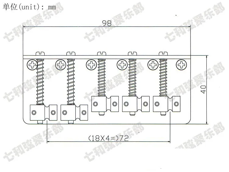 Набор черных железных 5 струн для басов мост электрогитары запчасти гитары