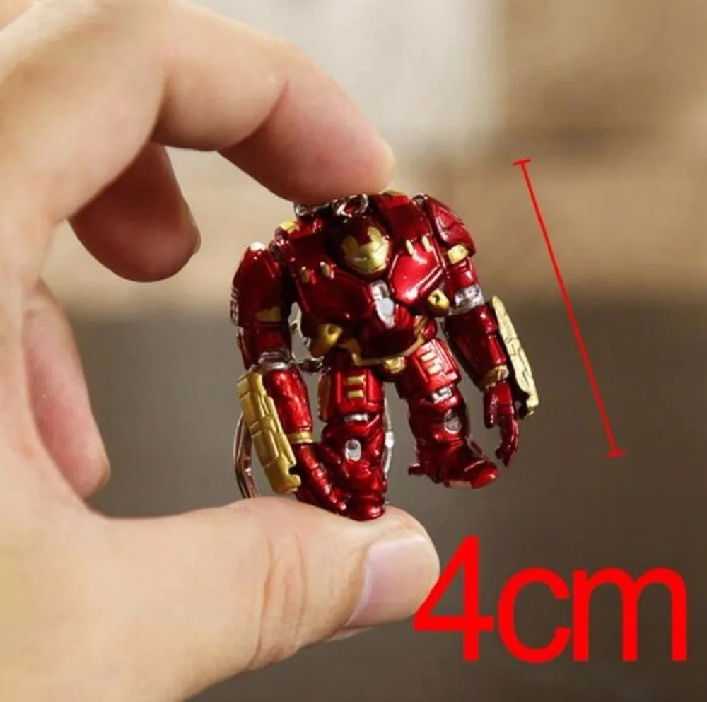 4 см Мстители халкбастер Железного человека фигурку брелок Железный человек