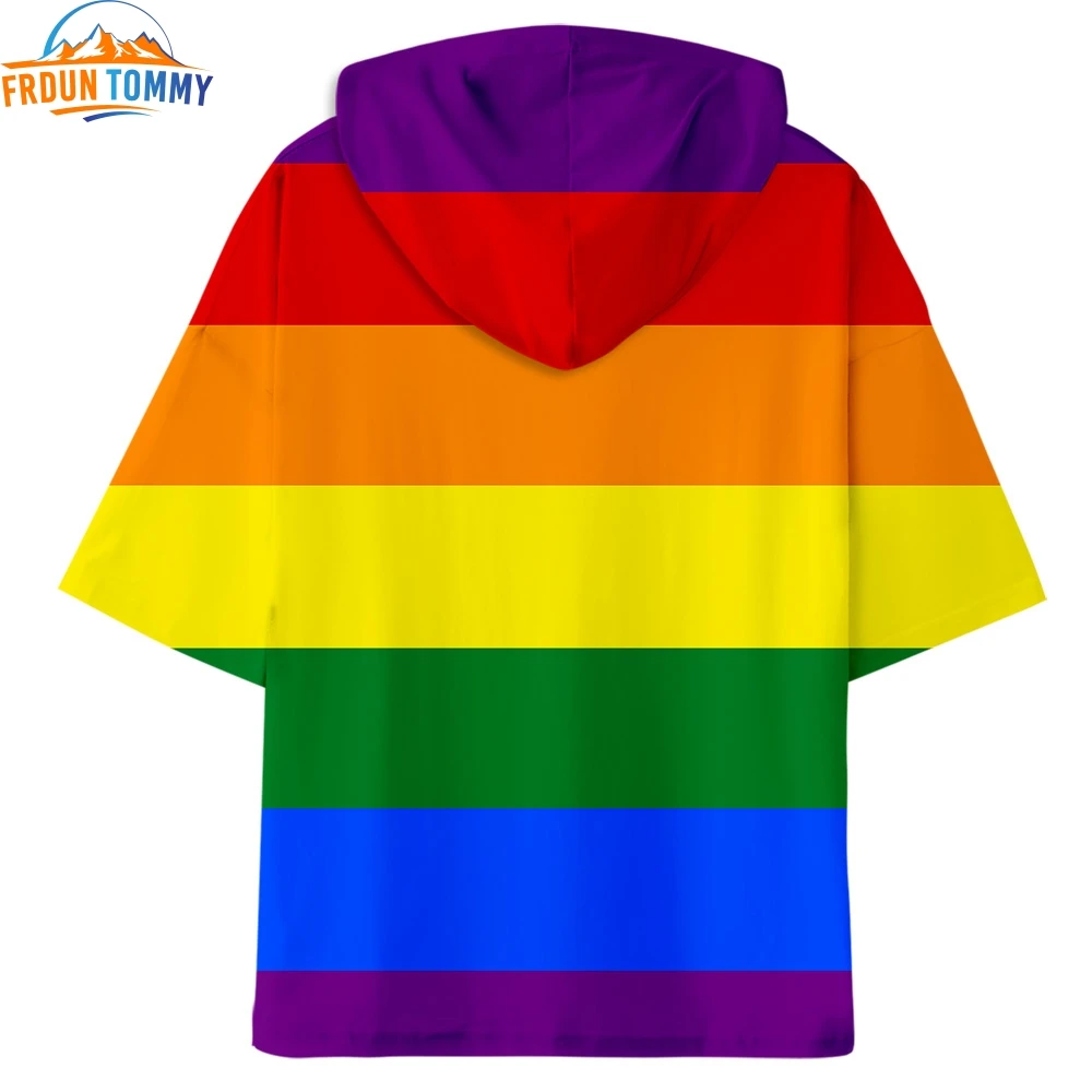 Для гей-прайда и лесбиянок высокое качество креативный LGBT с капюшоном новый 3D