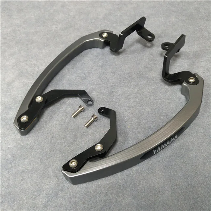 Titanium have logo MT07 MT 07 поручень баров заднее сиденье Ручка для Yamaha MT-07 FZ07 FZ 07 - Цвет: Titanium have logo