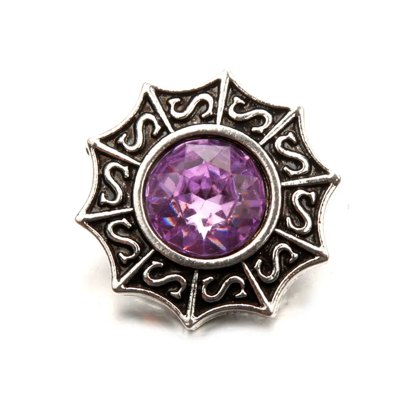 10pcs/lot High Quality Colours Laciness Rhinestone 18mm Metal Snap Button Charm Styles Snaps Jewelry | Украшения и аксессуары