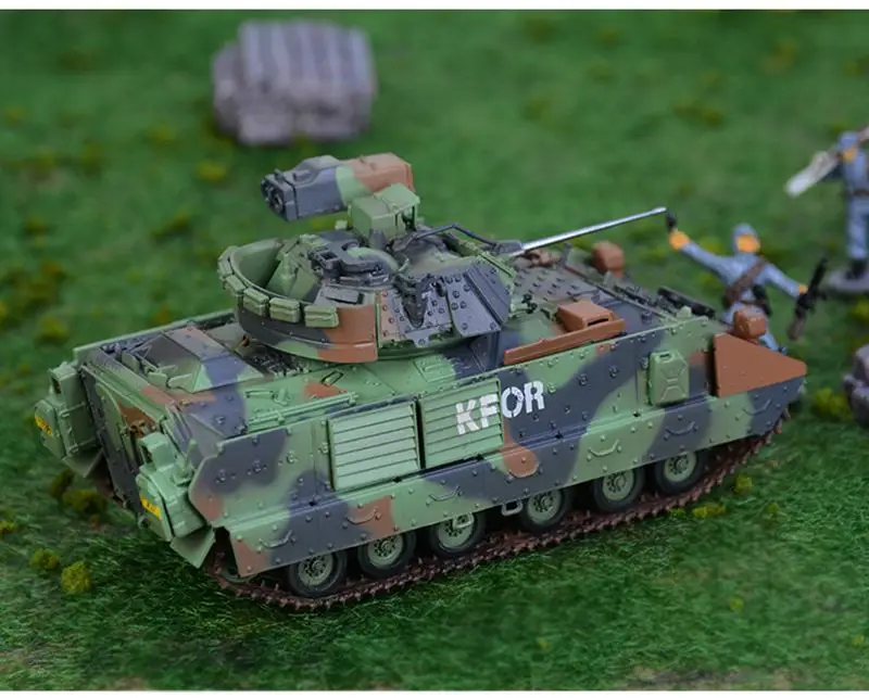 Предварительно построенный 1/72 м2 Брэдли IFV M2A2 ODS американская пехота Боевая машина хобби Коллекционная готовая пластиковая модель - Цвет: M2A2 ODS 35054