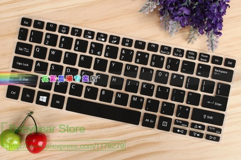 black Для acer R3-131T-C6YB TMP117 11,6 ES1-131 R3-131T 11,6 дюймов силиконовый защитный чехол для клавиатуры - Цвет: black