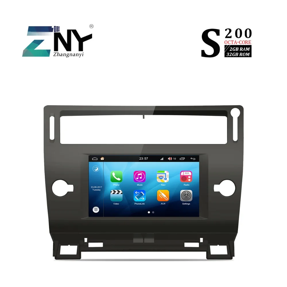 S200 7 &quotAndroid автомобильный DVD для Citroen C4 C Triomphe Quatre 2005 2006 2007 2008 2009 Радио RDS GPS навигации