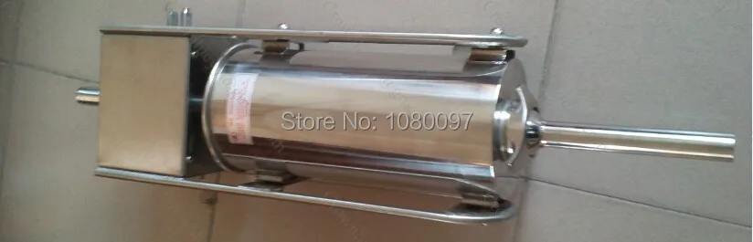 Горизонтальный колбасный шприц из нержавеющей стали объемом 3 л|steel penguin|steel windsteel
