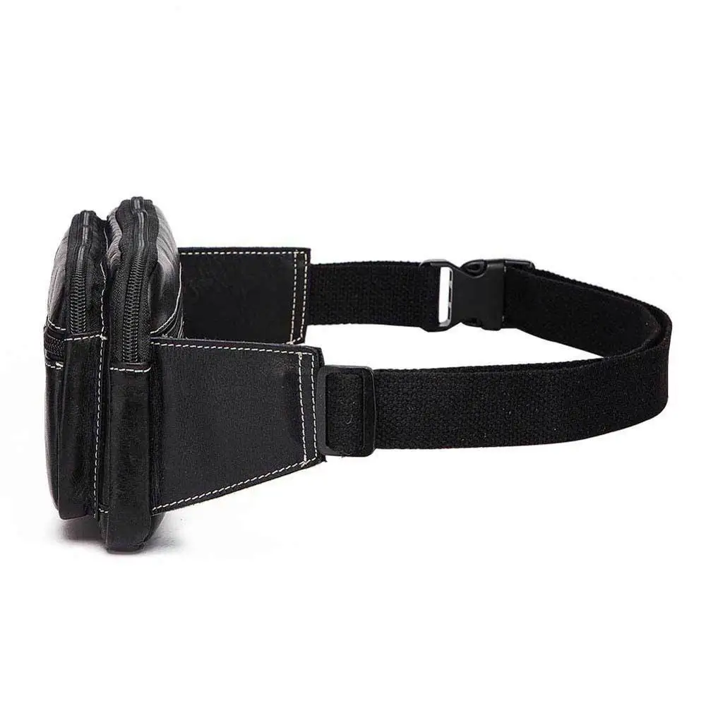Натуральная кожа поясная сумка для мужчин кошелек чехол телефона мотоциклетный