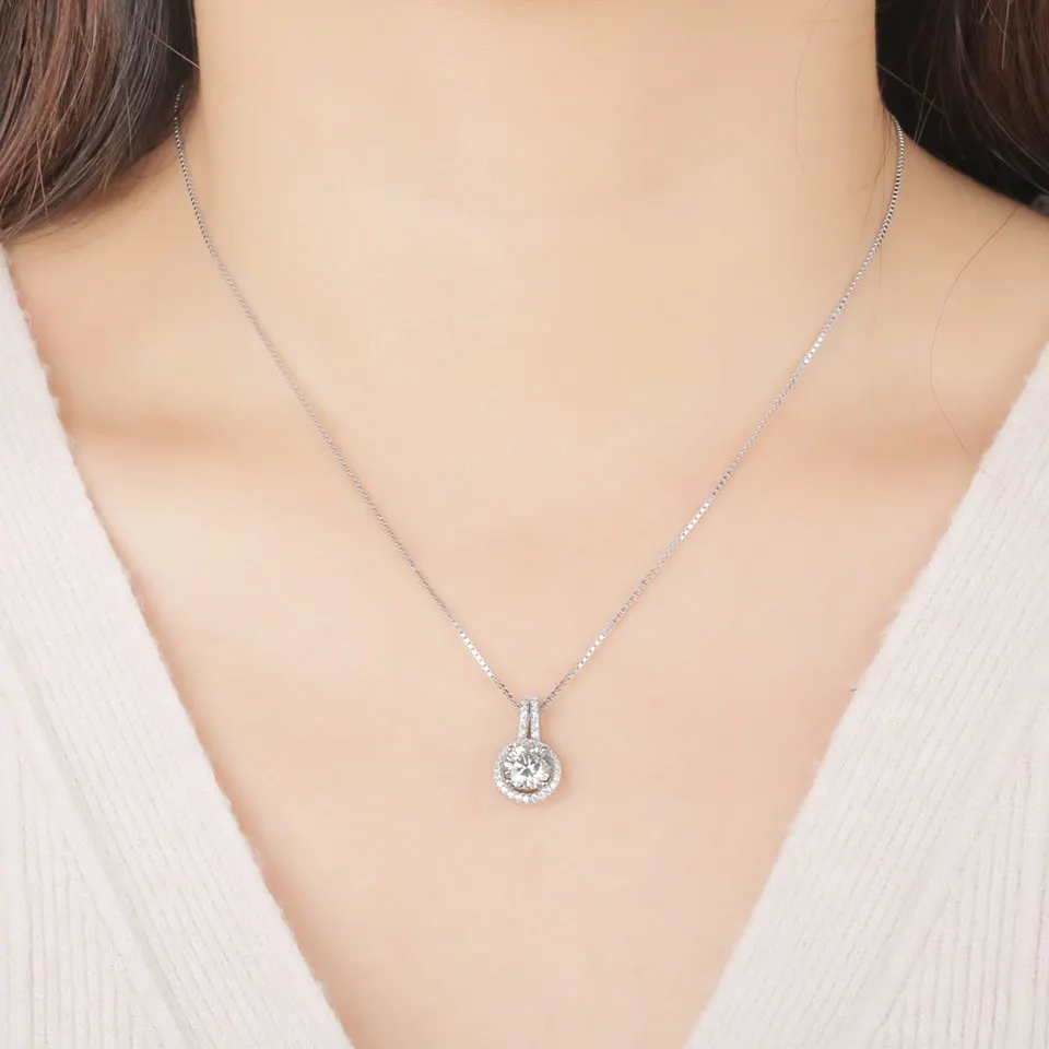 

UMCHO Real 100% 925 Sterling Silver Rings Necklaces Pendants Elegant Engagement Wedding Jewelry Sets For Brides Fine Jewelry