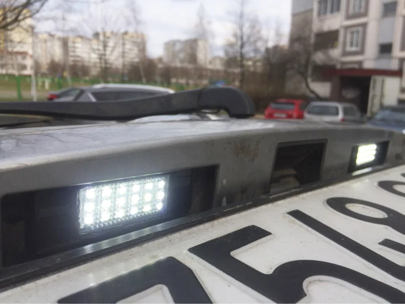 Авто Замена задний номерной знак светильник для Citroen C2 3D/C3 5D/C4 3D/C4 5D/C5 4D/C5 5D/C6 4D/C8 4D без ошибки номерной знак лампа