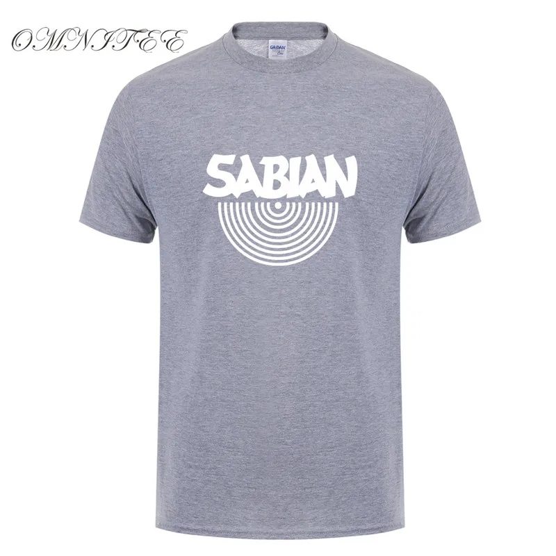 Мужская футболка Sabian новые классные хлопковые мужские футболки с коротким