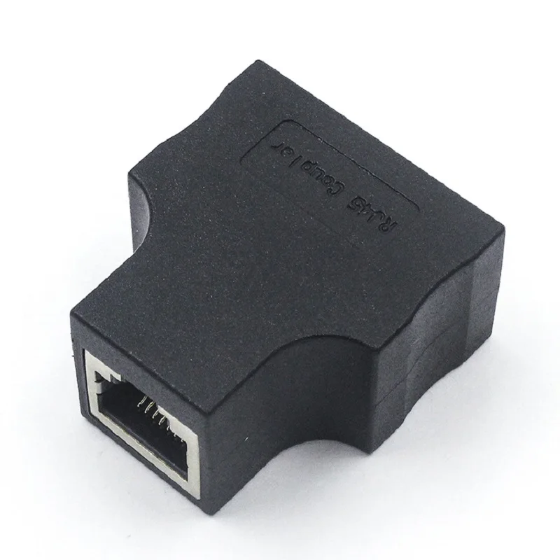 TINMUNN 6 шт. в упаковке от 1 до 2 Way LAN Ethernet сетевой кабель RJ45 Женский адаптер разъём