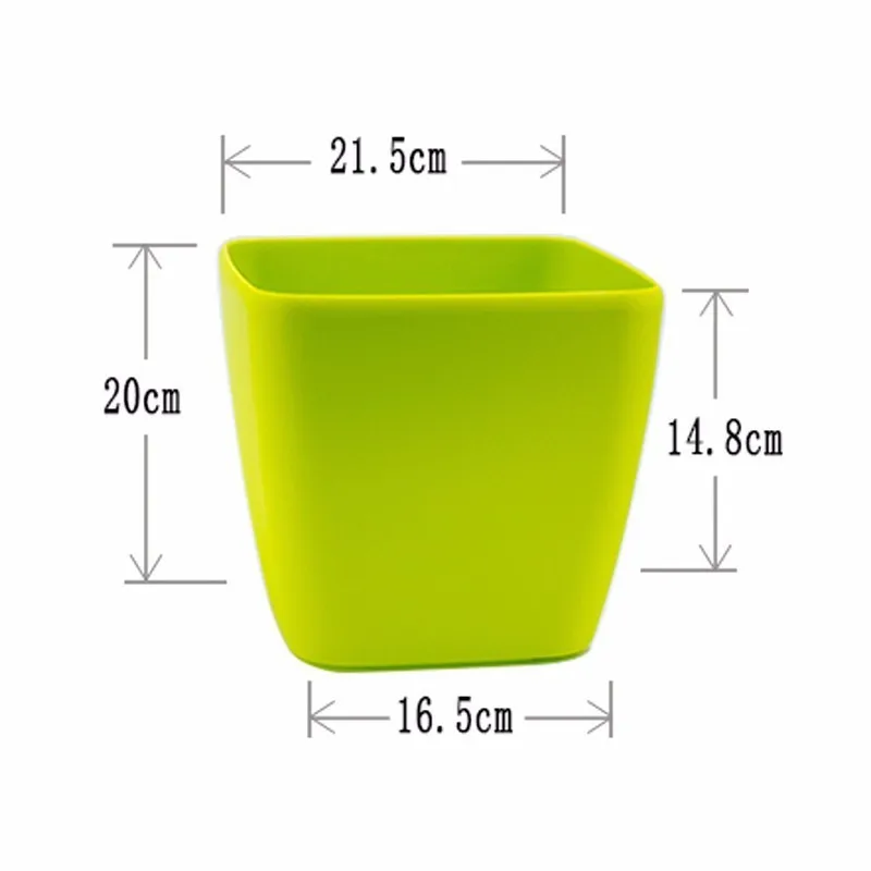 Креативный автоматический водопоглощающий цветочный горшок для рабочего стола