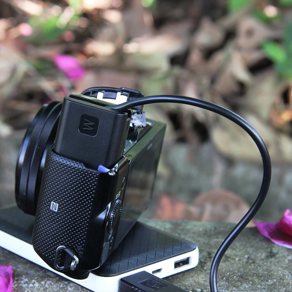 Фото Фальшивая батарея 5 в USB AC-адаптер питания PW20 для Sony флуоресцентная Фотография 7 флуоресцентная фотокамера №4