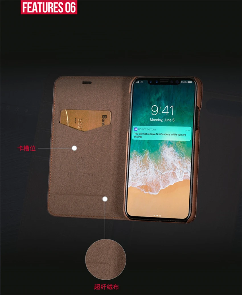Роскошный Флип Crazy horse узор кожаный чехол для телефона для iPhone 6 7 8Plus X XR XmaxWallet сумка для карт кронштейн PU задняя крышка чехол