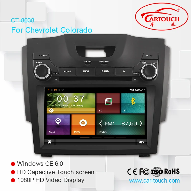 Автомобильный Радио DVD плеер стерео GPS навигация для Chevrolet Dmax S10 Colorado