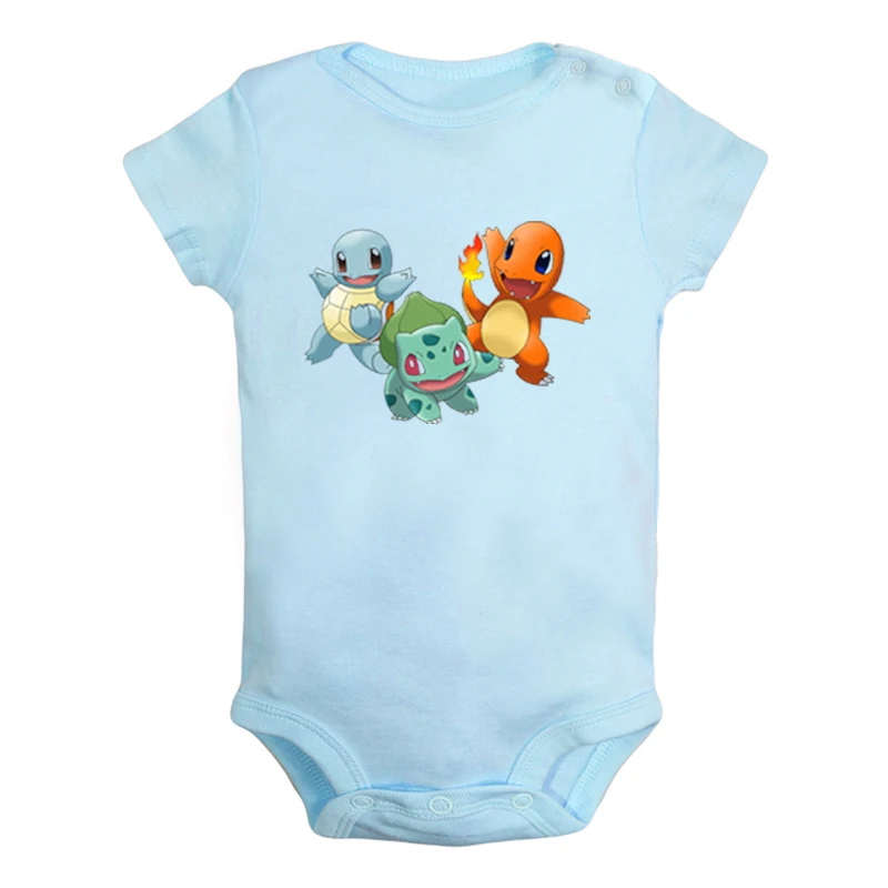 JaBaby574BLD Мультфильм Charmander Charmeleon Charizard Покемон дизайн для новорожденных мальчиков и девочек униформа-комбинезон с принтом для младенцев - Цвет: JaBaby574BLD