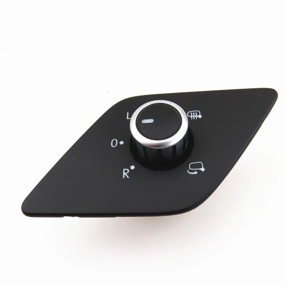 

FHAWKEYEQ 6 Pin Chrome Mirror Control Heat Fold Knob Switch For VW Jetta MK6 2011-2014 16D 959 565 A 16D 959 565A 16D959565A