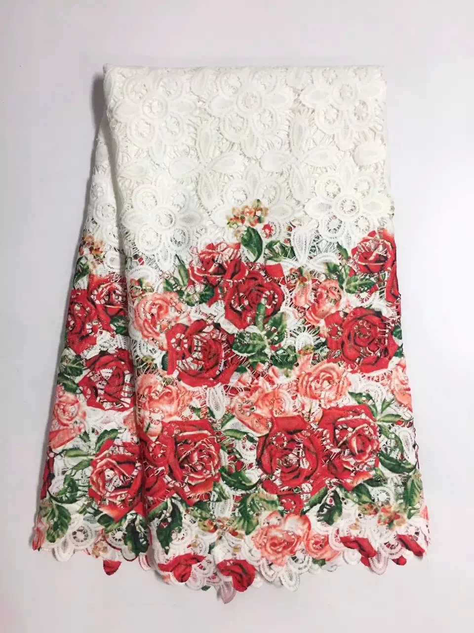 Latest nigerian laces 2017 african lace fabric with beads High quality french stones guipure | Дом и сад