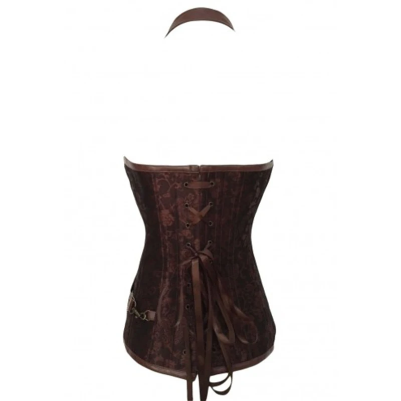 Корсет женский из искусственной кожи на молнии батальных размеров 6XL|corset vest|corset