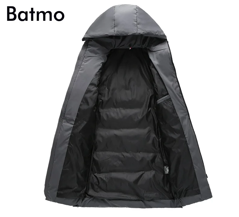 Batmo 2018 Новое поступление зимние высокого качества 80% белая утка вниз пуховики для