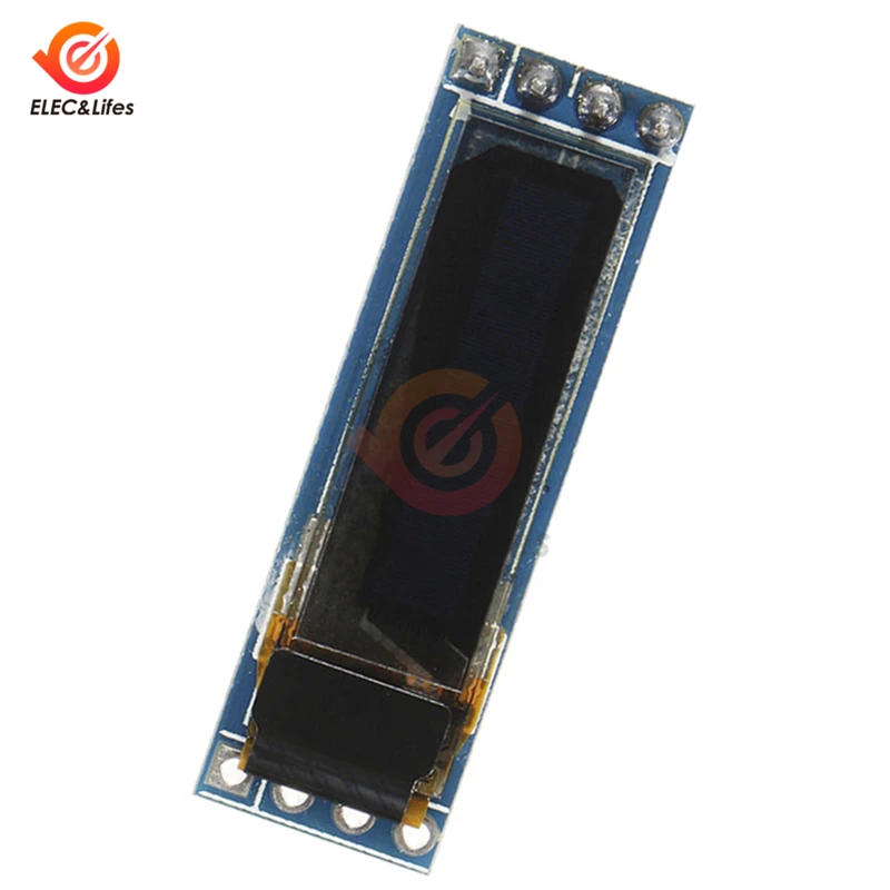 0,69 дюймовый OLED дисплей модуль 96*16 0,6" ЖК-экран SPI для Arduino AVR STM32 IIC интерфейс SSD1306
