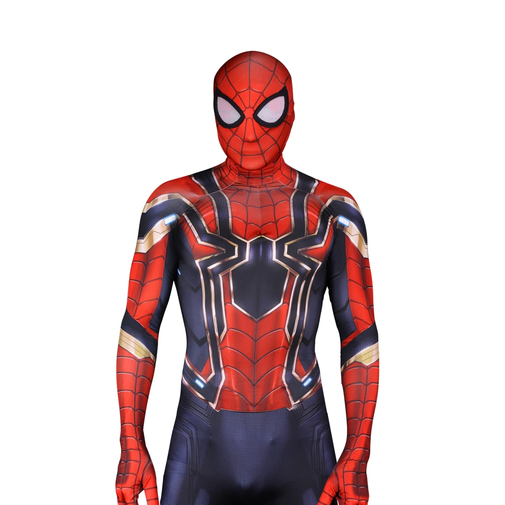 Фильм Мстители: Бесконечность военный комбинезон Железный Паук косплей костюм