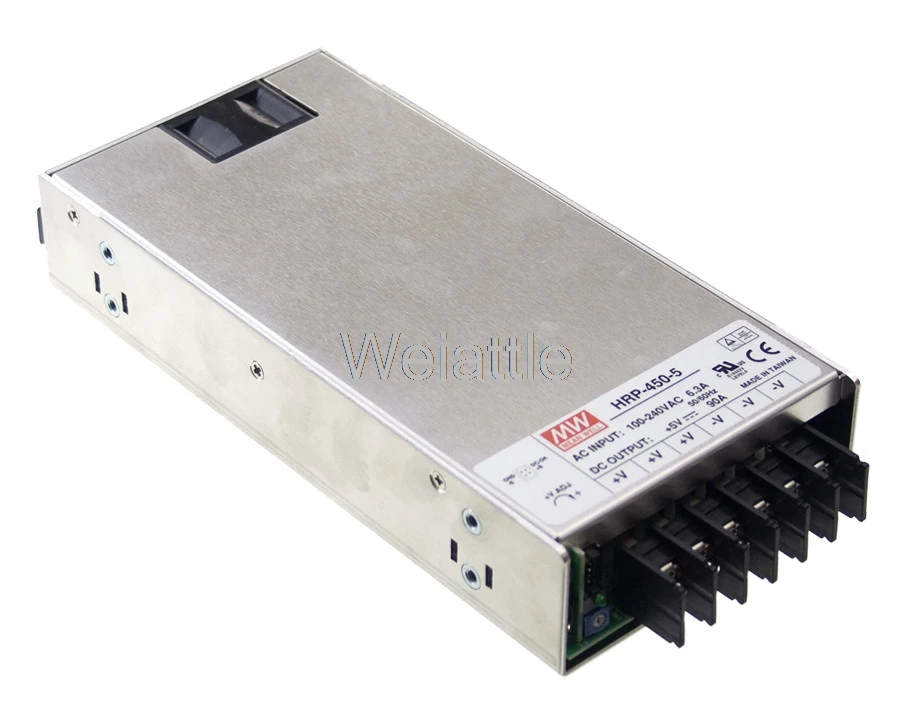 

MEAN WELL original HRP-450-36 36V 12.5A meanwell HRP-450 36V 450W Single Output with PFC Function Power Supply