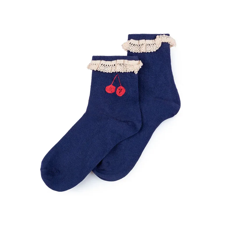 Носки для маленьких мальчиков милые кружевные носки в полоску девочек