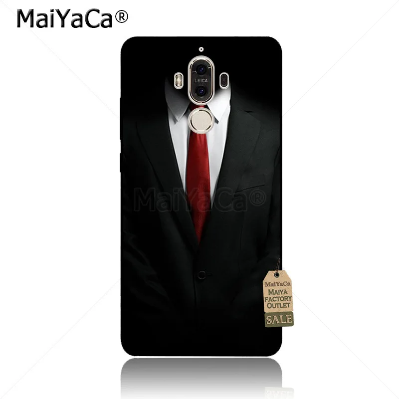 MaiYaCa темный костюм Mystery Man черный скраб аксессуары для телефона чехол Huawei mate9 mate10 P9