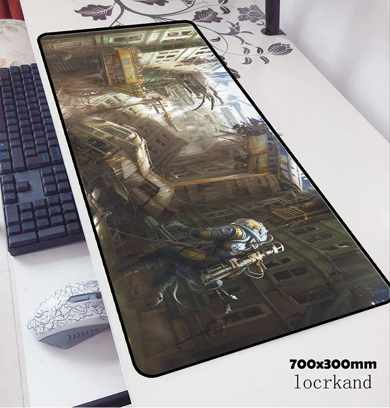 Коврик для мыши fallout игровой коврик 70x30 см в стиле аниме офисный ноутбука