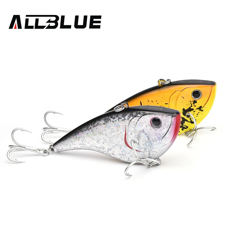 ALLBLUE новая погружная рыболовная приманка 21 2 г/75 мм Lipless Crankbaits Hard Artificial VIB Vibration Bait