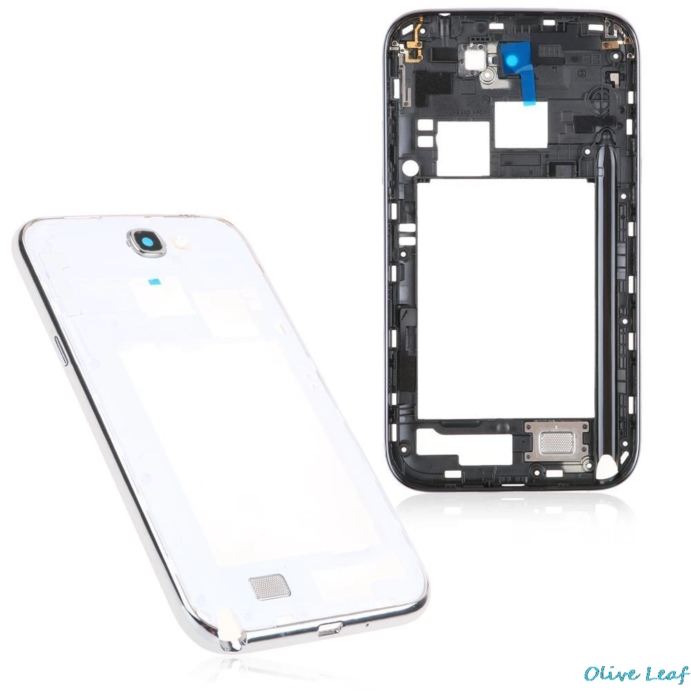 Оригинальный Новый N7100 средняя рамка Ремонт корпуса для Samsung Galaxy Note 2 II